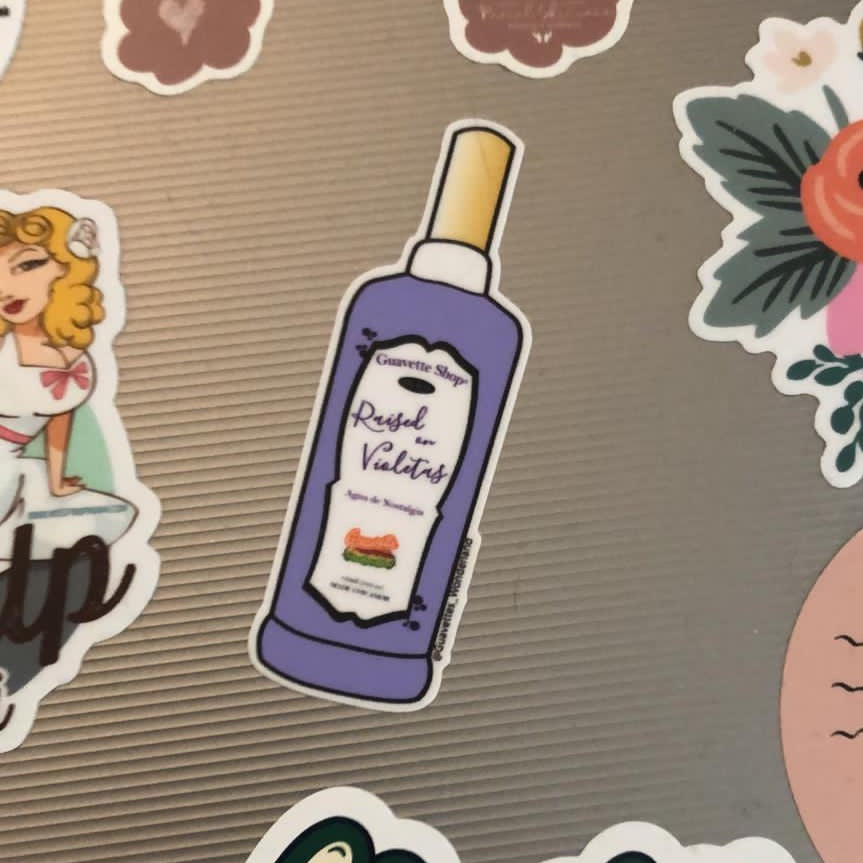 Raised on Violetas Sticker