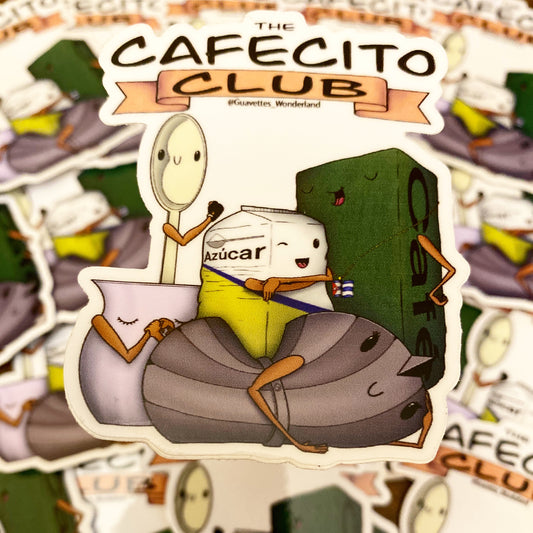 The Cafecito Club Sticker
