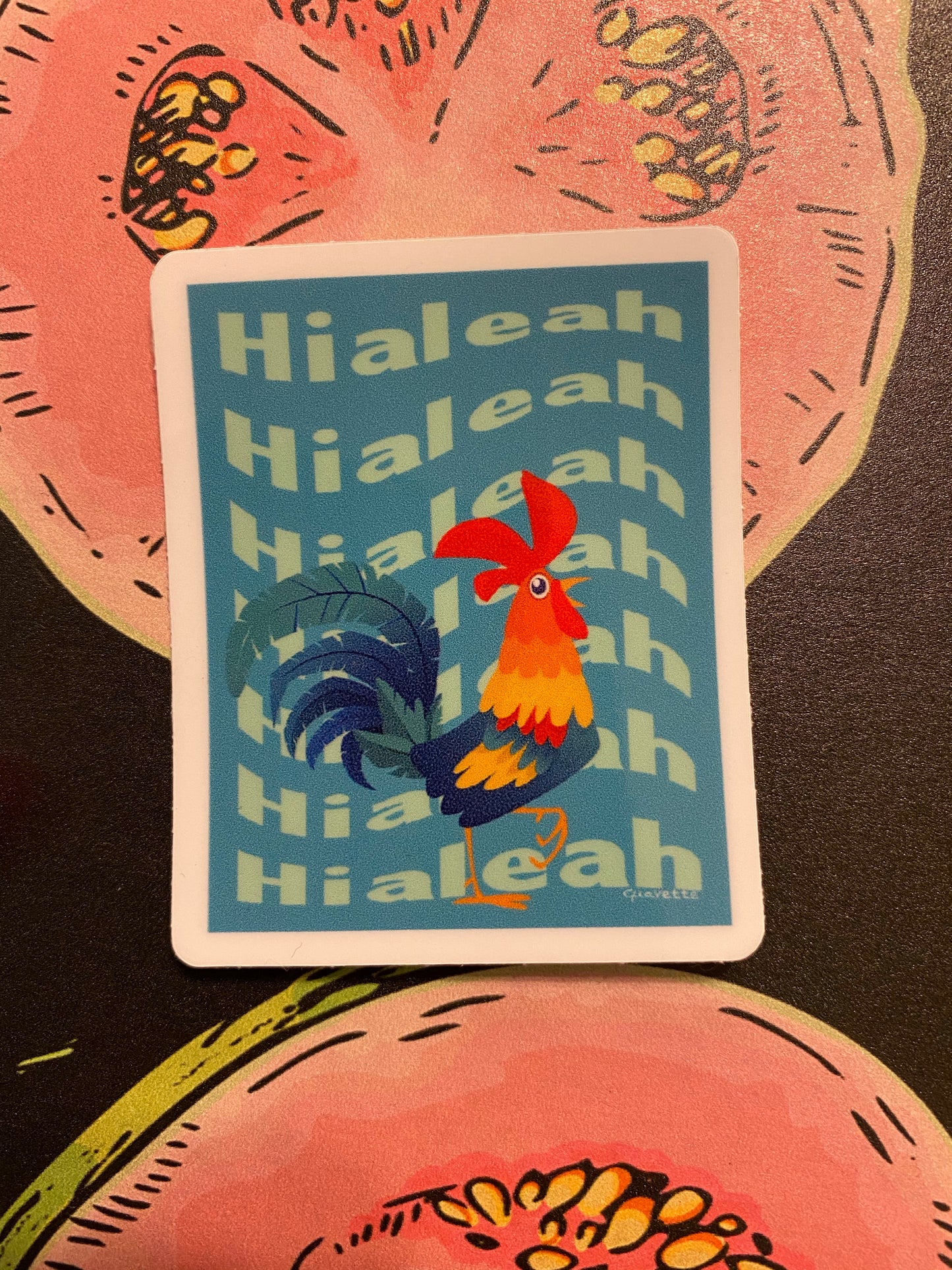 Hialeah Gallo Sticker