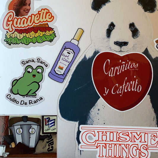 Cariñitos y Cafecito Sticker