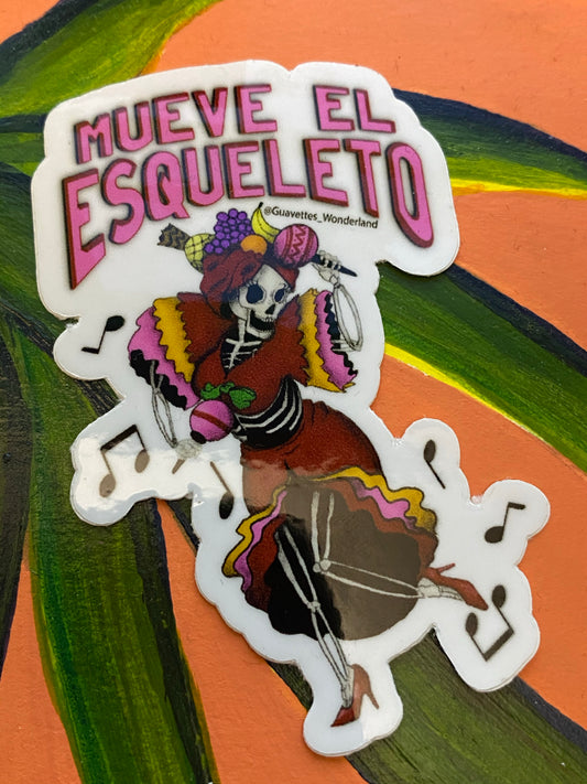 Mueve El Esqueleto Sticker